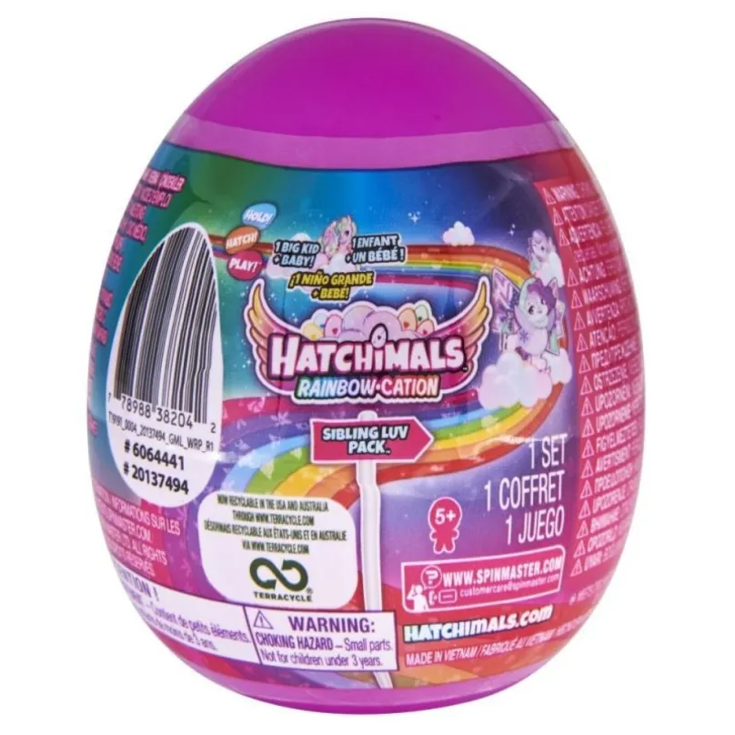 Hatchimals Súrodenci vo vajíčku s doplnkami