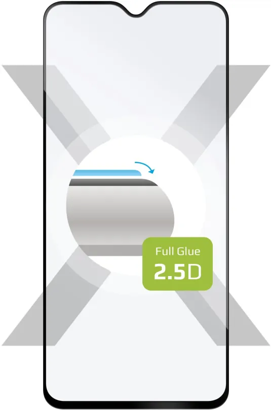 Ochranné sklo FIXED FullGlue-Cover pre Xiaomi Redmi Note 8 Pre čierne
