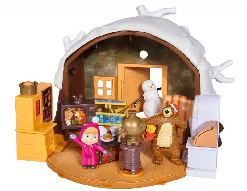 Domček pre bábiky Simba Máša a medveď Zimné dom medveďa