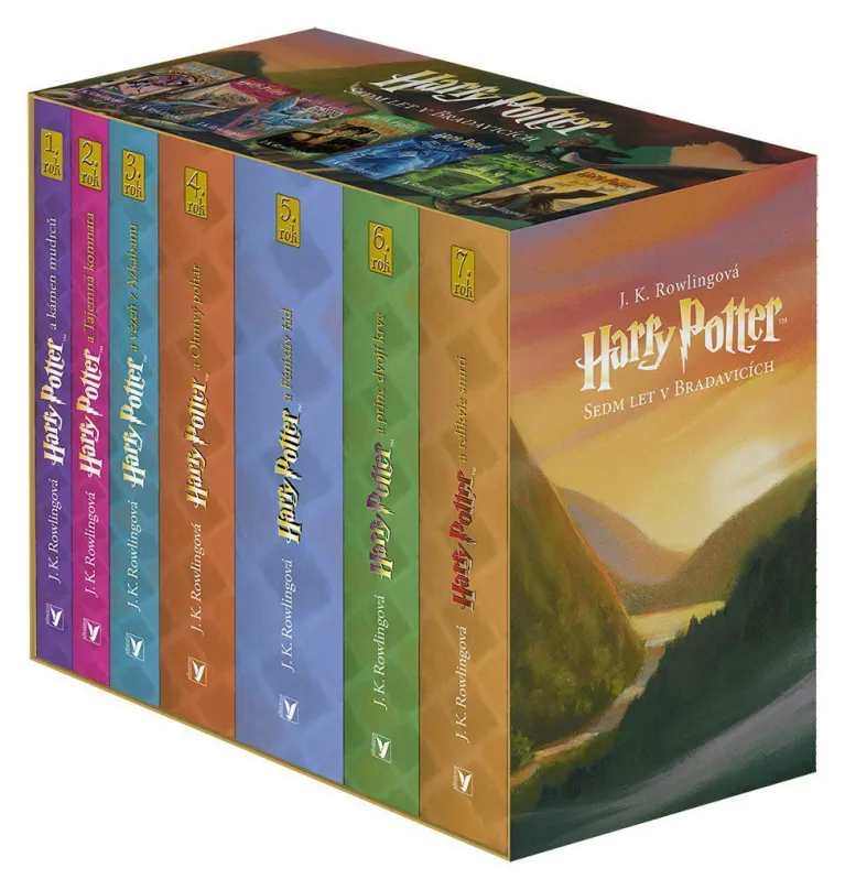 Harry Potter Sedem rokov v Rokforte 1-7 BOX, kniha, česky
