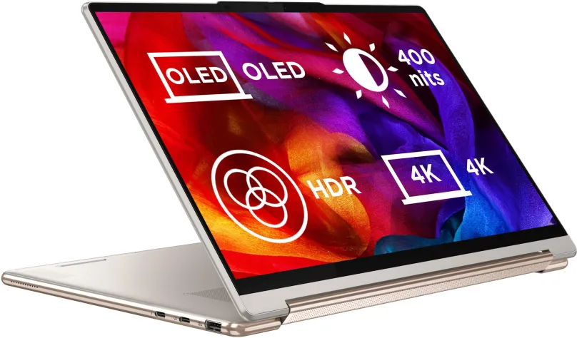 Tablet PC Lenovo Yoga 9 14IRP8 Oatmeal celokovový + aktívny stylus Lenovo + Lenovo Yoga Sleeve