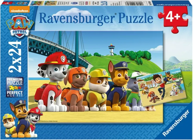 Puzzle Ravensburger 90648 Tlapková Patrola: Statoční psi