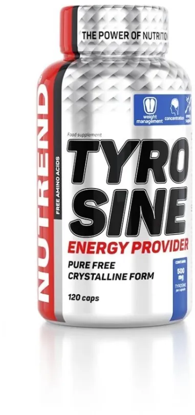 Aminokyseliny Nutrend Tyrosine, 120 kapsúl