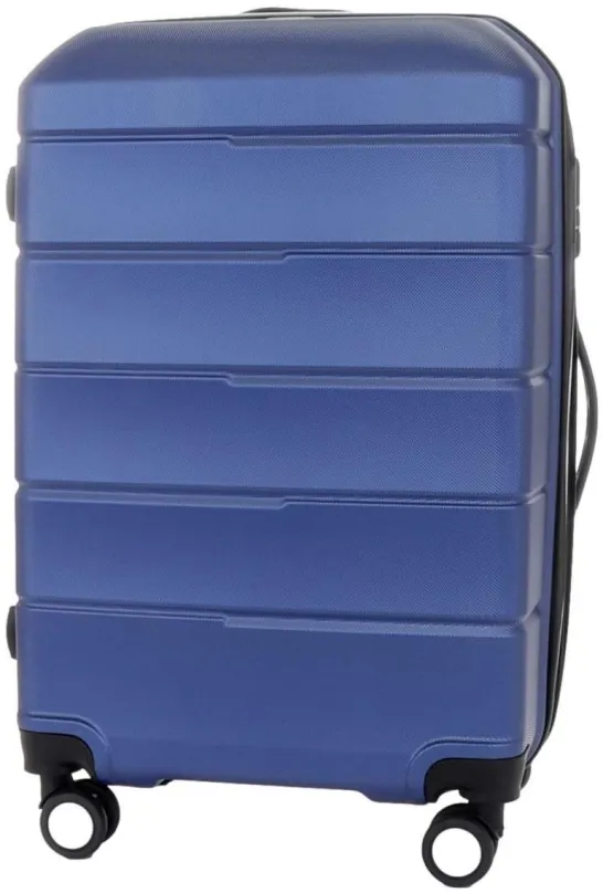 Cestovný kufor T-class TPL-3025, veľ. L, ABS, (modrá), 63 x 44 x 26,5 cm