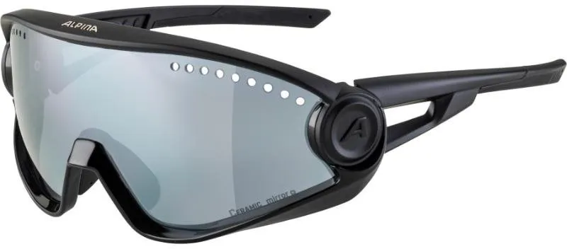 Cyklistické okuliare 5W1NG all black matt