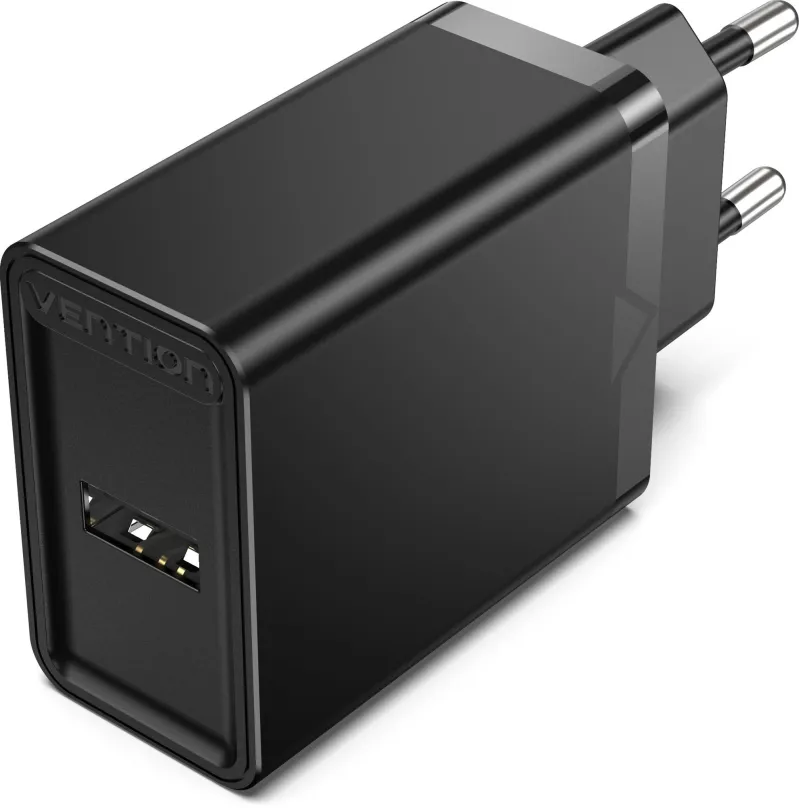Nabíjačka do siete Vention 1-port USB Wall Charger (12W) Black