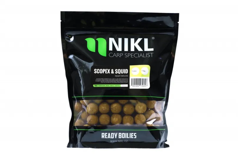 Nikel Ready boilies Scopex & Squid 1kg 18mm