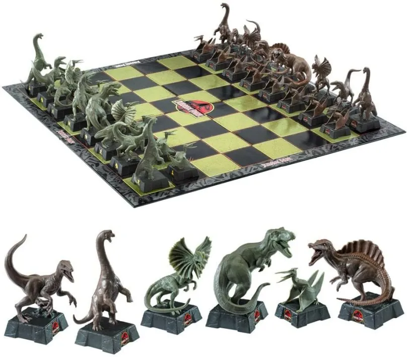 Spoločenská hra Jurassic Park - Dinosaurs Chess Set - šach