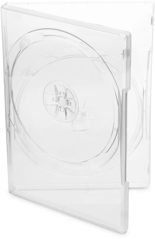 Obal na CD / DVD Cover IT Krabička na 2ks - číra (transparent), 14mm, 10ks / bal