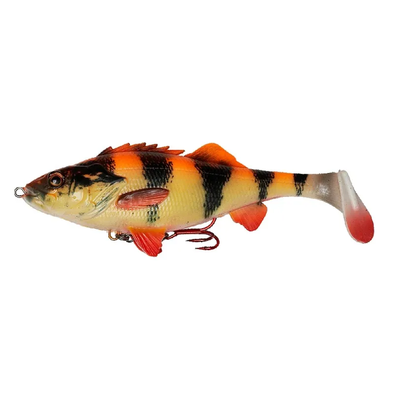 Savage Gear Gumová nástraha 4D Perch Shad (Line Thru) 20cm 100g SS Albino