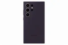 Kryt na mobil Samsung Galaxy S24 Ultra Silikónový zadný kryt Dark Violet
