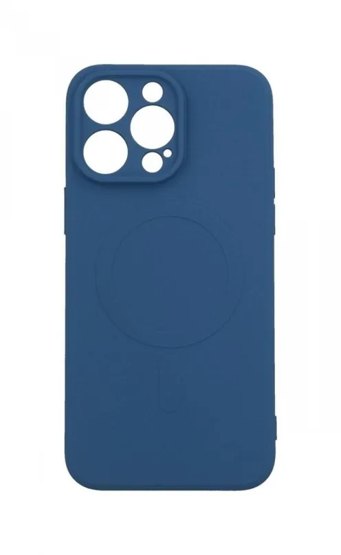 Kryt na mobil TopQ Kryt iPhone 14 Pro Max s MagSafe tmavo modrý 85090