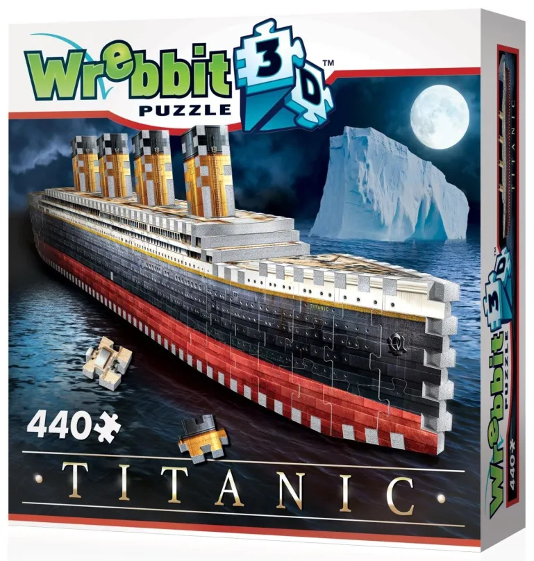 3D puzzle Wrebbit 3D puzzle Titanic 440 dielikov