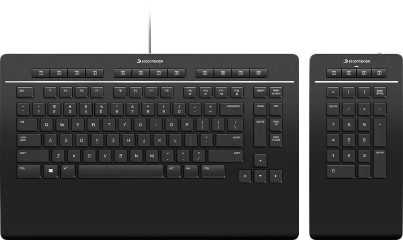 Klávesnica 3Dconnexion Keyboard Pro with Numpad - US INTL