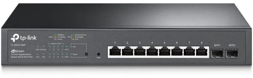 Switch TP-Link TL-SG2210MP, Omada SDN, 2x SFP, cloud platforma, DHCP snooping, L2, l3 (sme