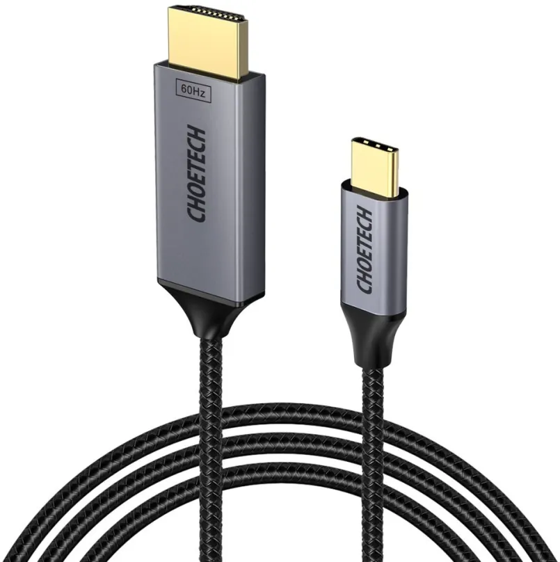 Video kábel ChoeTech USB-C do HDMI Thunderbolt 3 Compatible 4K@60Hz Cable 1.8m