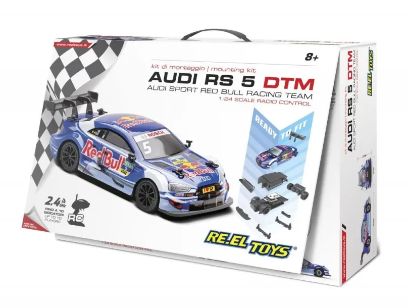 RC auto RE.EL Toys Stavebnica Audi RS5 Red Bull Racing 1:24