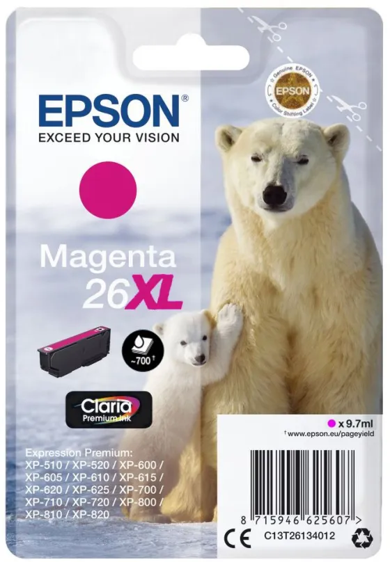 Cartridge Epson T2633 purpurová