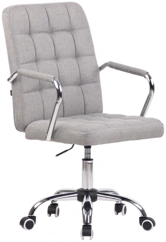 Kancelárska stolička BHM GERMANY Terni, textil, šedá