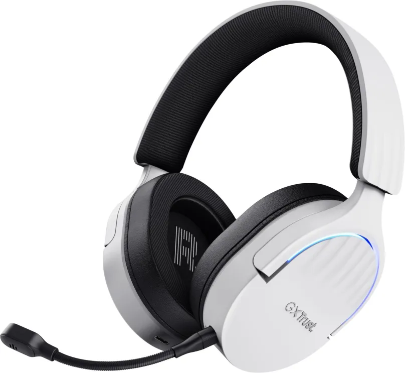 Herné slúchadlá Trust GXT491W FAYZO ECO FRIENDLY WIRELESS HEADSET biela