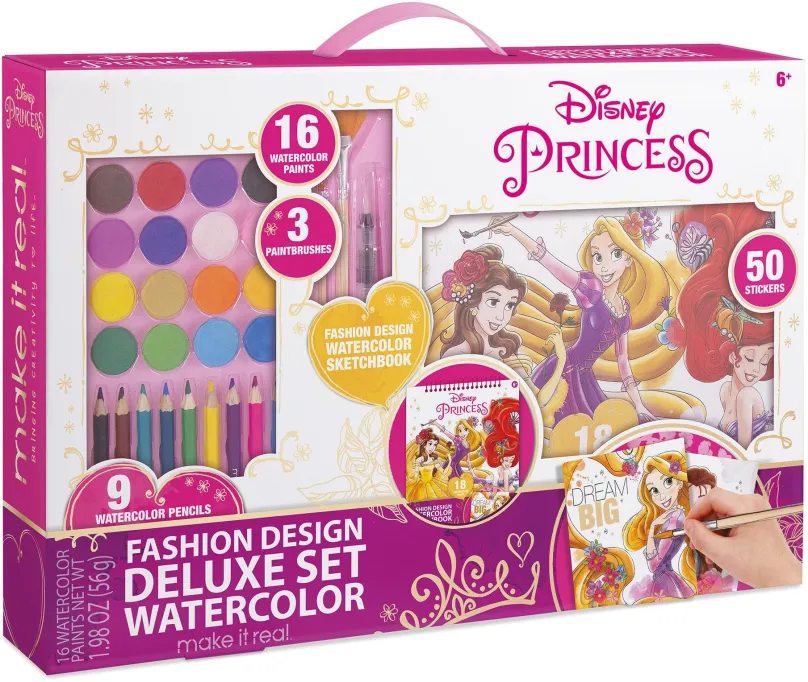 Skrášľovacia sada Make It Real Maľovacia sada Disney Princess