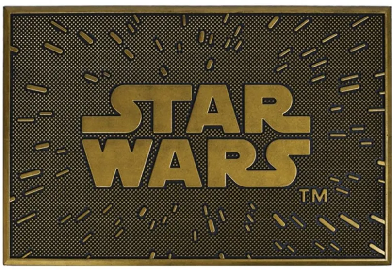 Rohožka Star Wars - Logo - gumová rohožka, pred dvere, rozmery 40 × 60 cm (Š×D), materiál