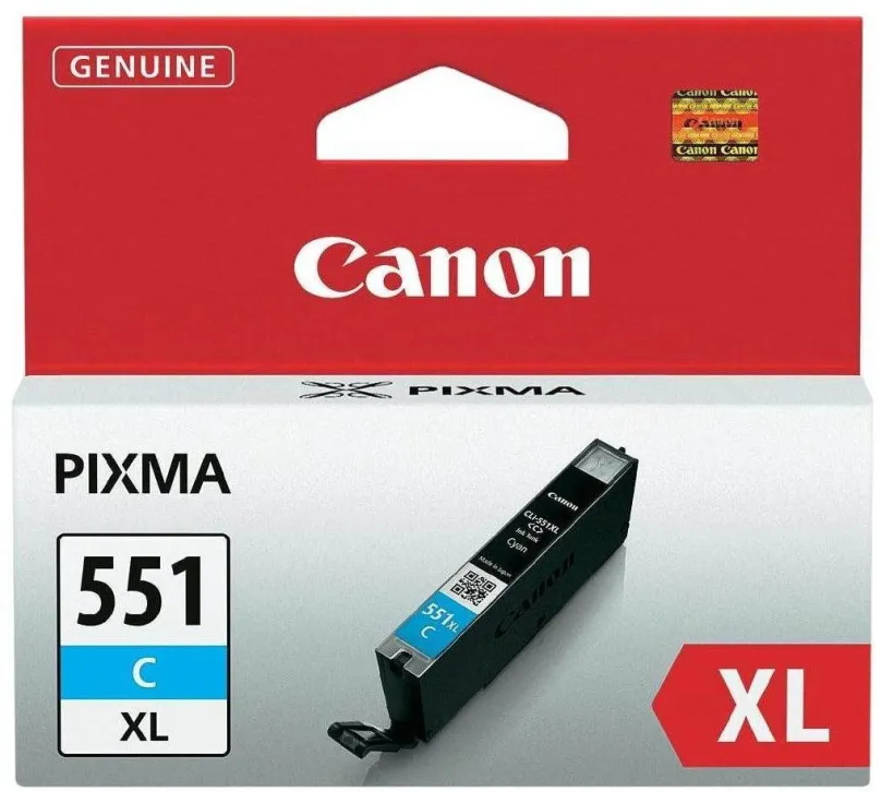 Cartridge Canon CLI-551C XL azúrová