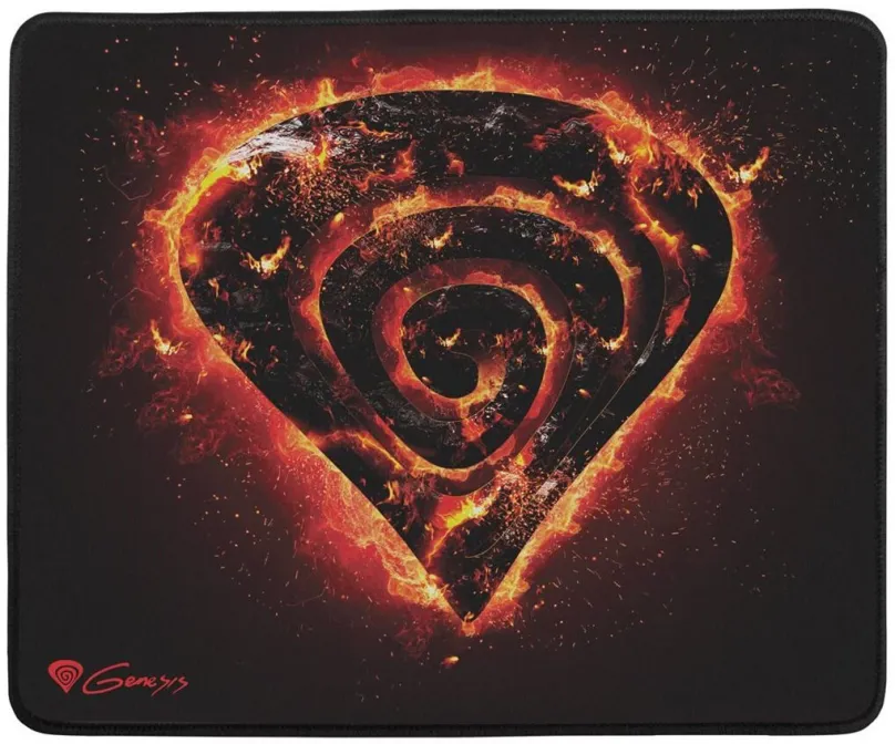 Herná podložka pod myš Genesis Carbon 500 M Fire, 30 x 25 cm