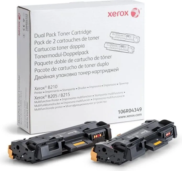 Toner Xerox 106R04349 Dualpack čierny