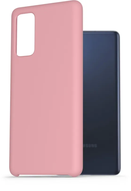 Kryt na mobil AlzaGuard Premium Liquid Silicone Case pre Samsung Galaxy S20 FE ružové