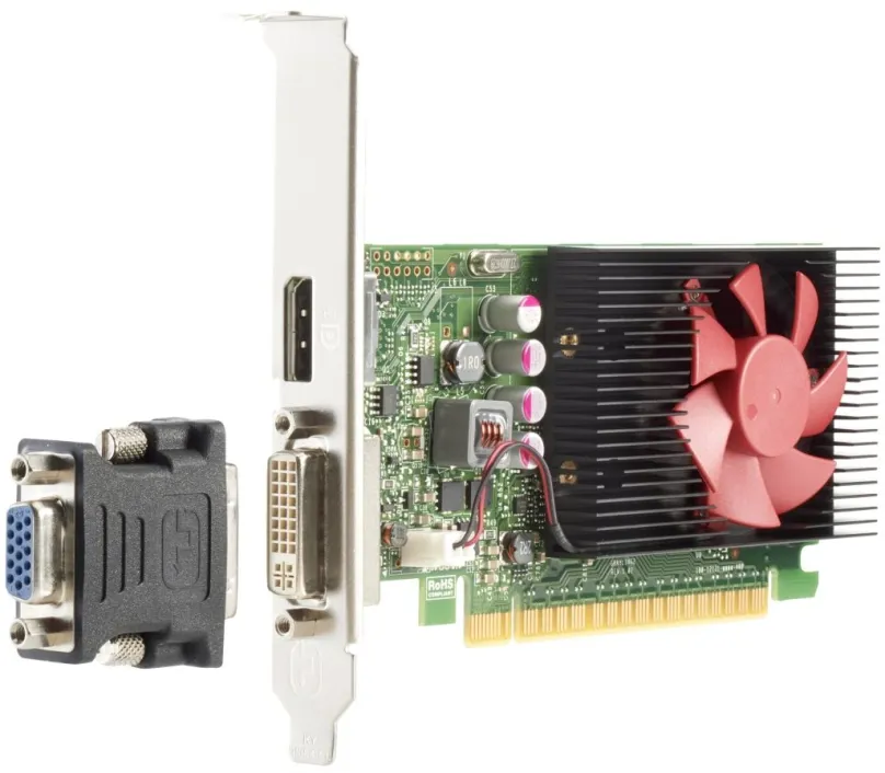 Grafická karta HP NVIDIA GeForce GT 730 2GB, 2 GB GDDR5 (5012 MHz), NVIDIA GeForce, Keppl