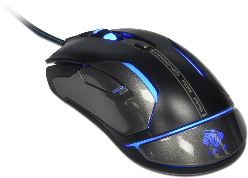 Herná myš E-Blue Auroza Gaming FPS, čierna