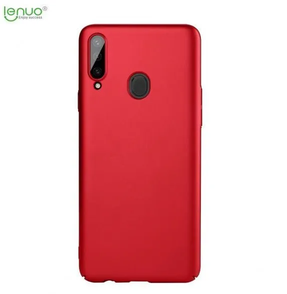 Kryt na mobil Lenu Leshield pre Samsung Galaxy A20s, červený