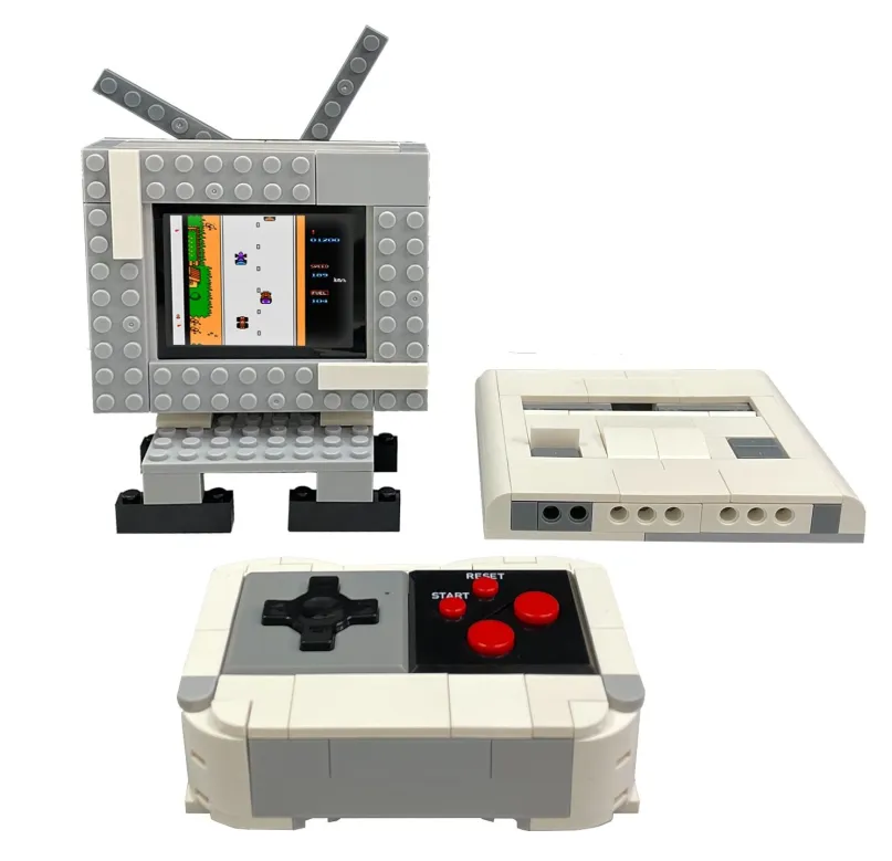 Herná konzola Millennium Bricks Console Arcade - retro konzola skladacia