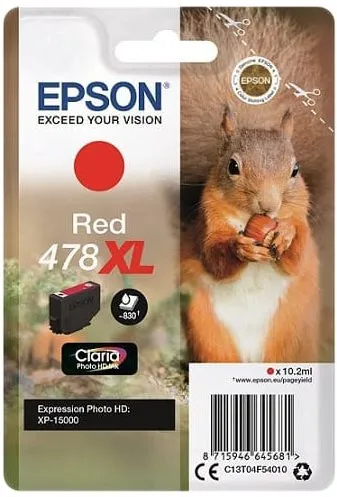 Cartridge Epson 478XL červená
