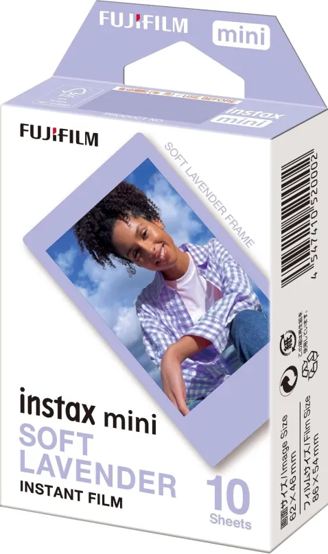 Fotopapier FujiFilm film instax mini Soft Lavender 10ks