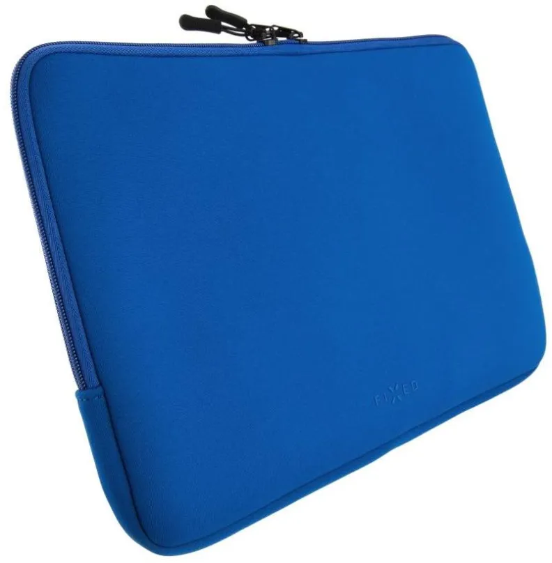 Puzdro na notebook FIXED Sleeve pre notebooky s uhlopriečkou do 14" modrej