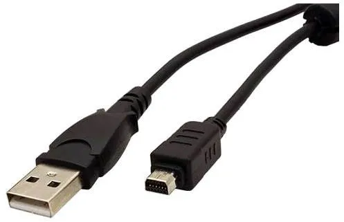 Dátový kábel OEM USB A-MINI 12-pin 1.8m čierny
