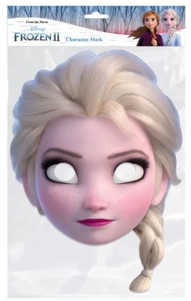 Karnevalová maska Maska Ľadové Kráľovstvo - Elsa - Frozen 2