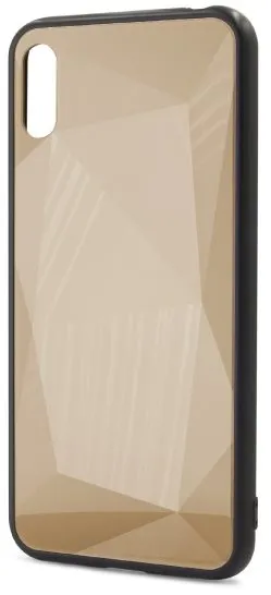 Kryt na mobil Epic Colour Glass case pre Huawei Y6 (2019) - zlatý