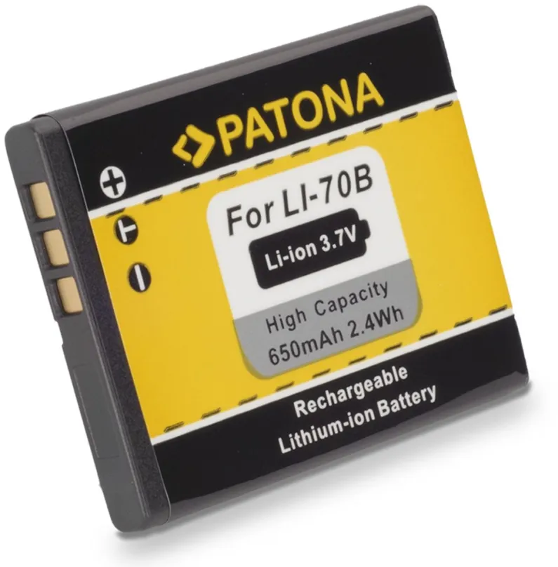 Batérie pre fotoaparát Paton pre Olympus Li-70b 650mAh Li-Ion
