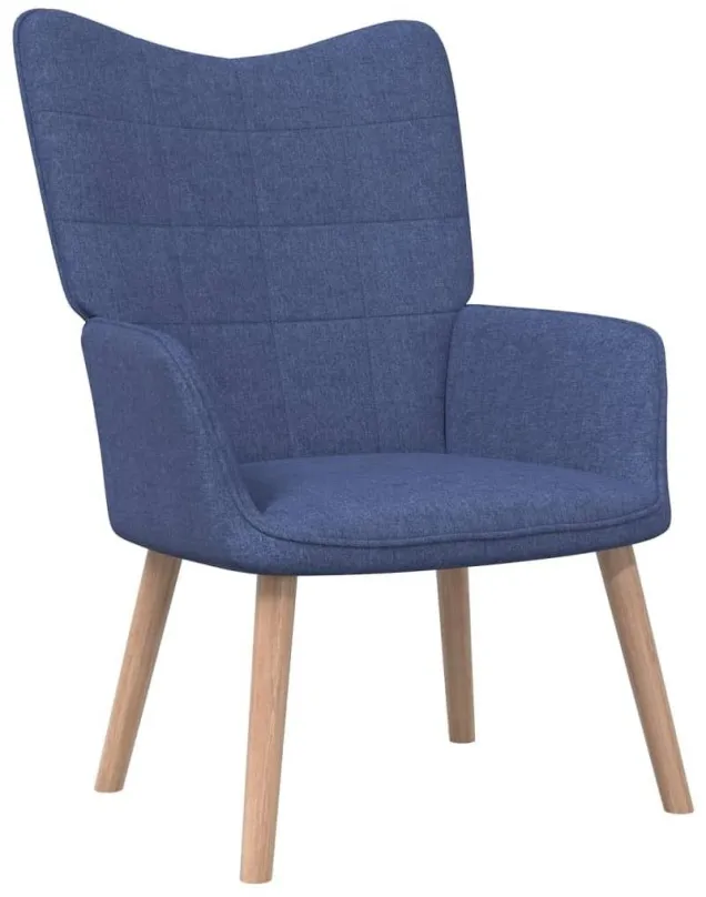 Kreslo Relaxačná stolička modrá textil, 327923