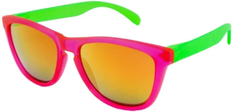 Slnečné okuliare VeyRey Slnečné okuliare Nerd Cool ružovo-zelené