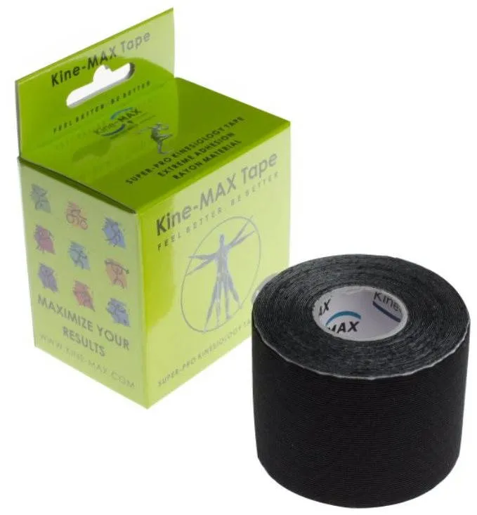 Tejp Kine-MAX SuperPro Rayon kinesiology tape čierna