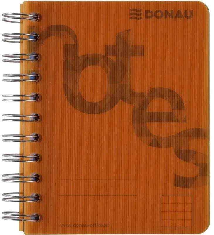 Poznámkový blok DONAU A6, 80 listov, oranžový