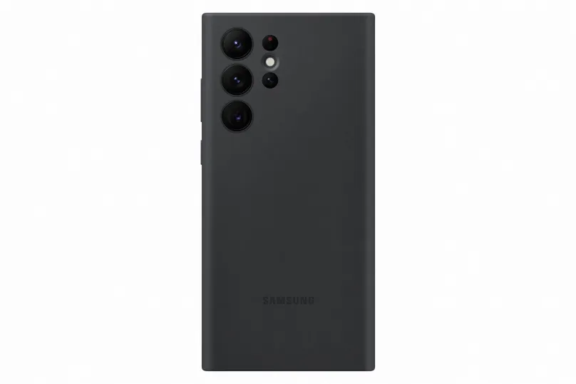 Kryt na mobil Samsung Galaxy S22 Ultra 5G Silikónový zadný kryt čierny