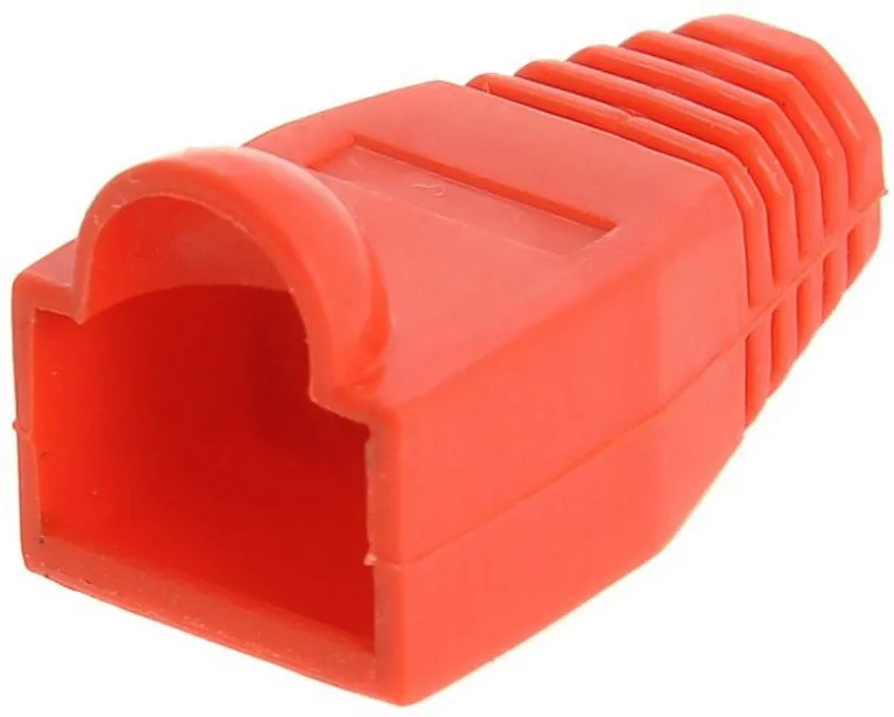 Krytka konektora 10-pack, plastová, červená, Datacom RJ45
