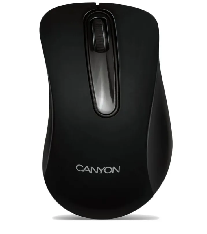 CANYON drôtová USB myš s 3 tlačidlami, 800 dpi, čierna