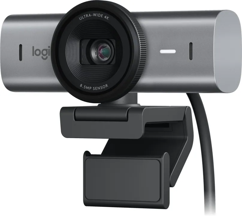 Webkamera Logitech MX Brio 4K Ultra HD Webcam, Graphite, s rozlíšením 4K (3840 x 2160 px),
