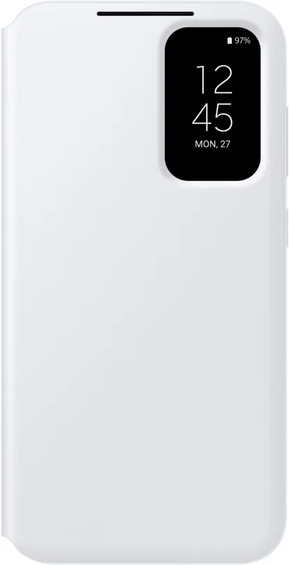 Púzdro na mobil Samsung Galaxy S23 FE Flipové púzdro Smart View biele